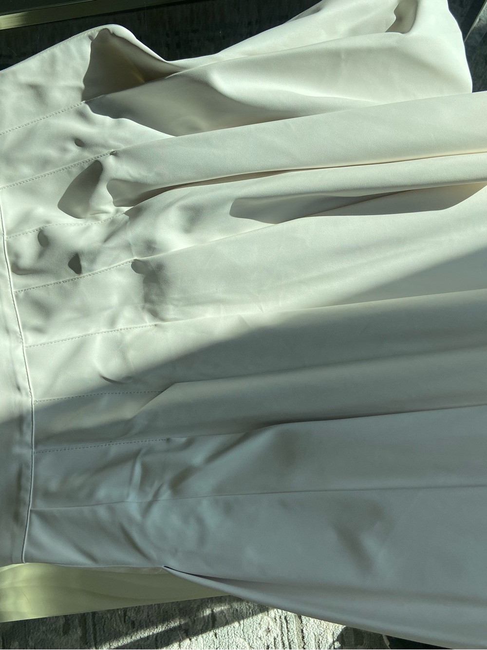Kendall & Kylie Ivory Wrap-Style Skirt